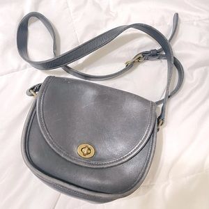 Vintage coach bag real leather